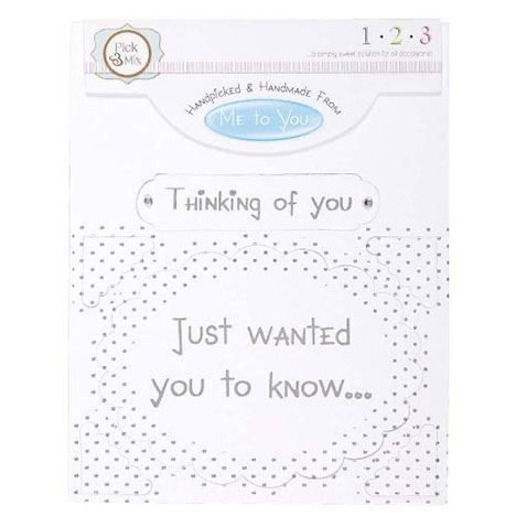 Thinking of You Occasions Verse & Greeting Insert £1.00